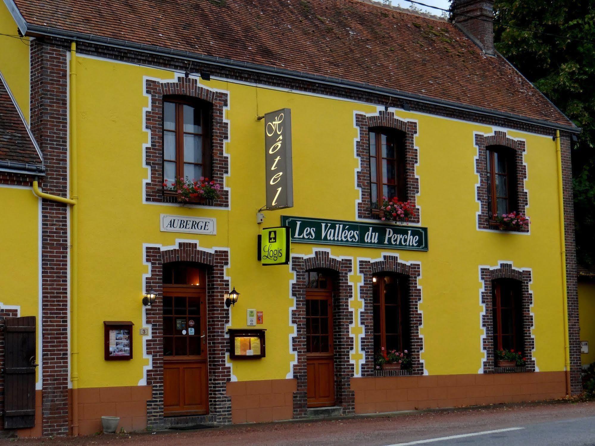 Logis-Hotel Restaurant Auberge Les Vallees Du Perche Vicheres Екстер'єр фото